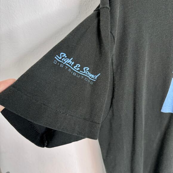 Vintage 90s Paint It Black Graphic Tee Fruit of the Loom USA Made Size XL - Picture 3 of 6